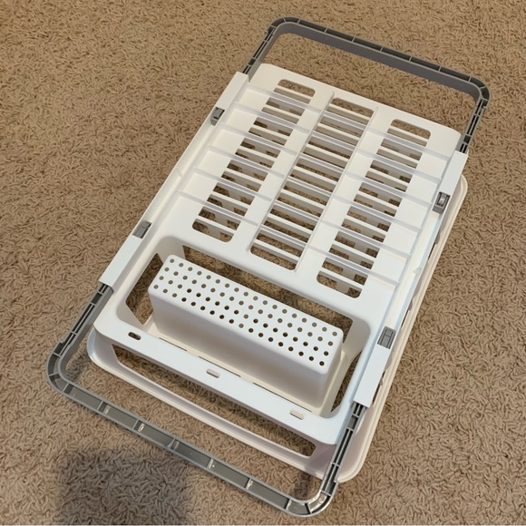 Mainstays Dish Drying Rack with Utensil Holder - Picture 5 of 7